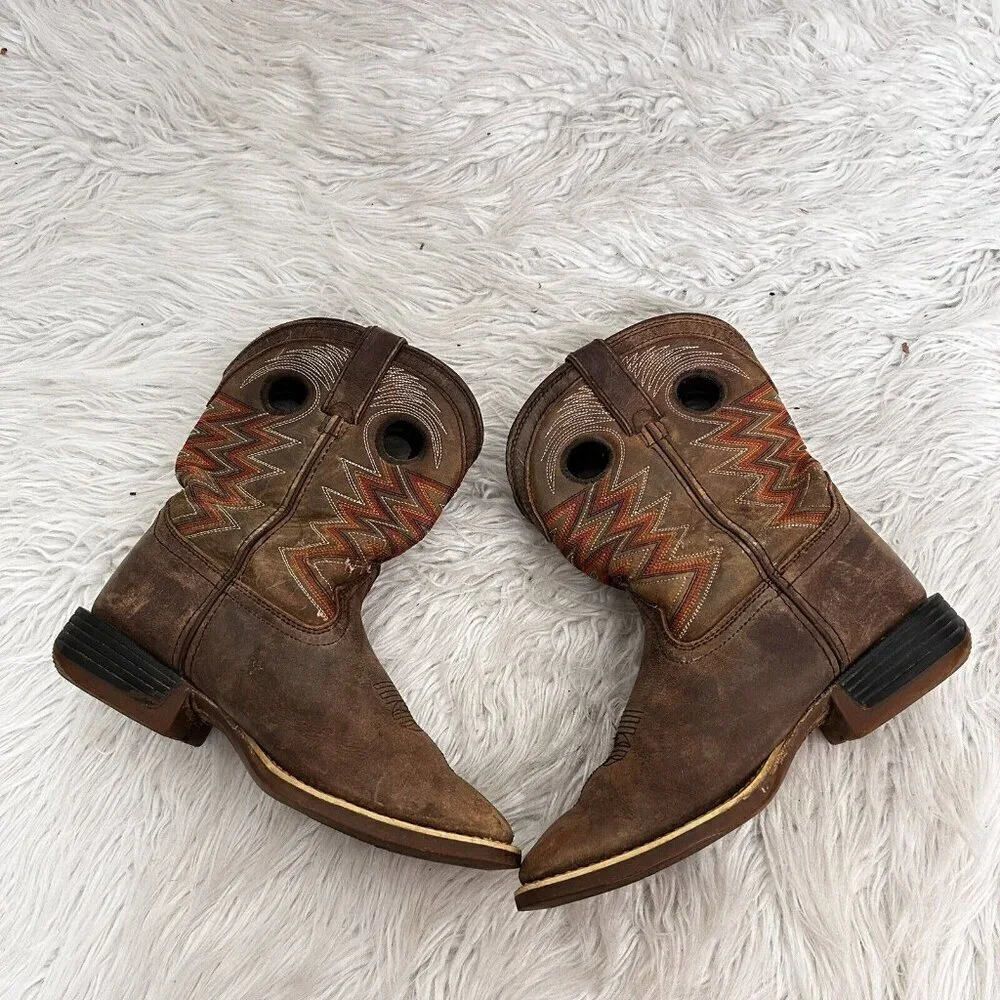 Durango Tigers Eye Brown Kid's Unisex Leather 8
